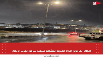 أمطار أبها تزين أجواء المدينة بمشاهد صيفية ساحرة تجذب الأنظار